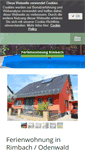 Mobile Screenshot of ferienwohnung-rimbach.de